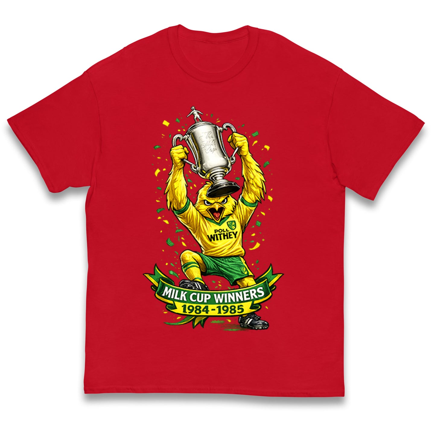 Norwich City Milk Cup Winners Kids T Shirt 