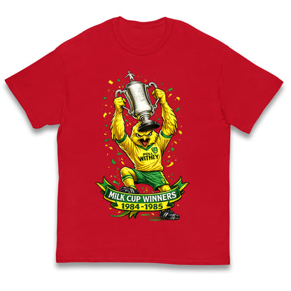 Norwich City Milk Cup Winners Kids T Shirt 