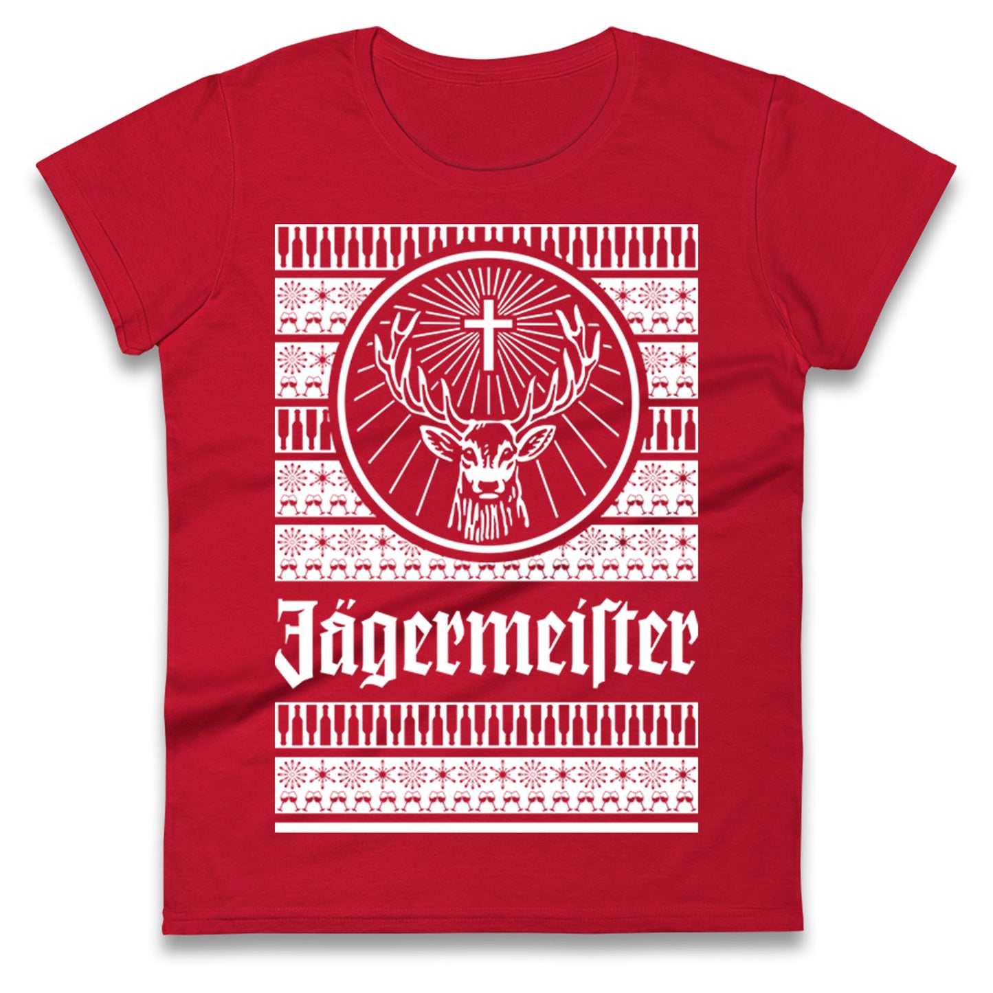 Jagermeister Christmas Ladies T Shirt