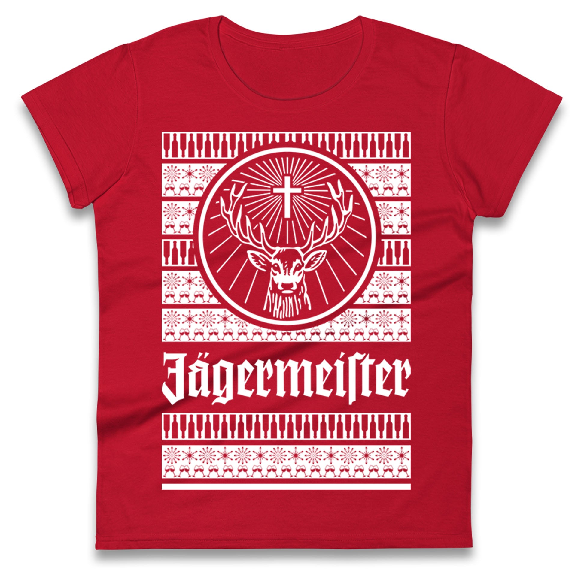 Jagermeister Christmas Ladies T Shirt