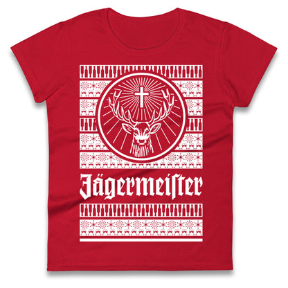 Jagermeister Christmas Ladies T Shirt