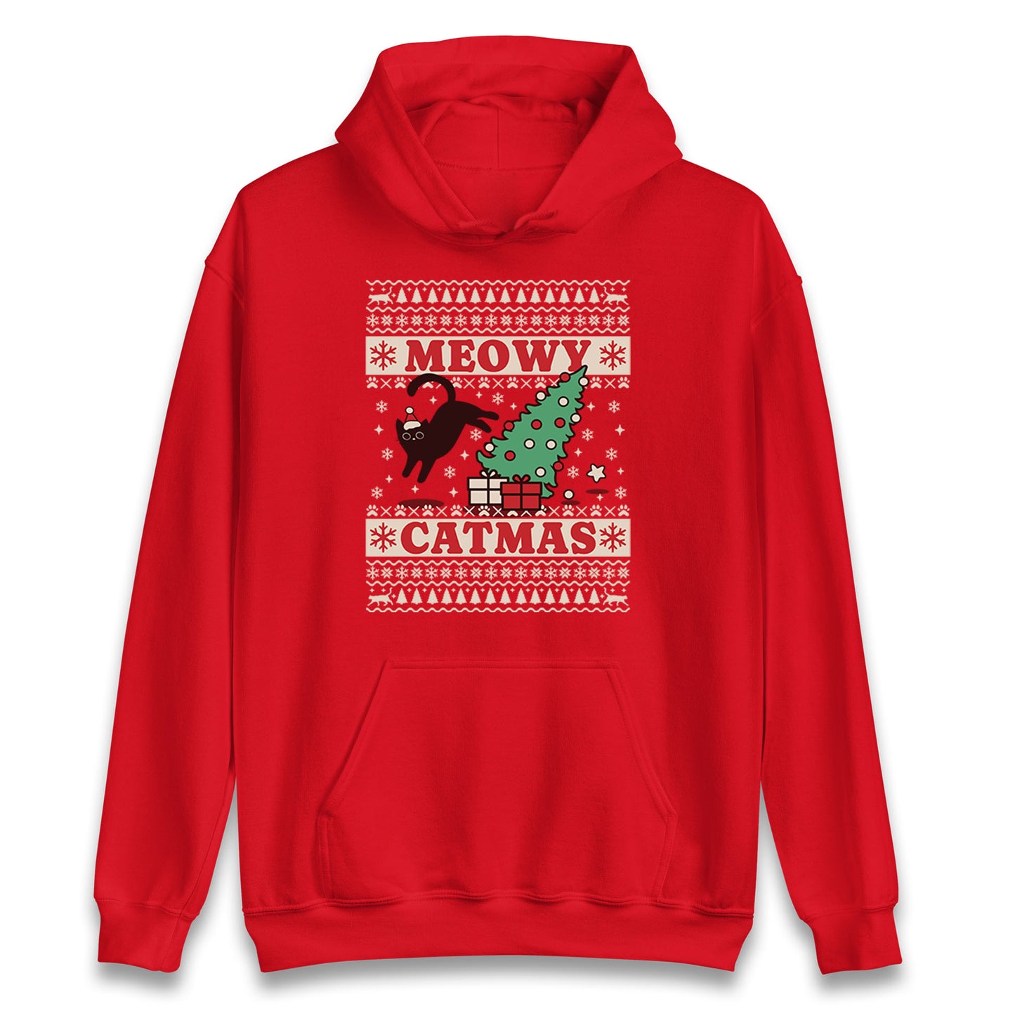 Christmas Cat Hoodie