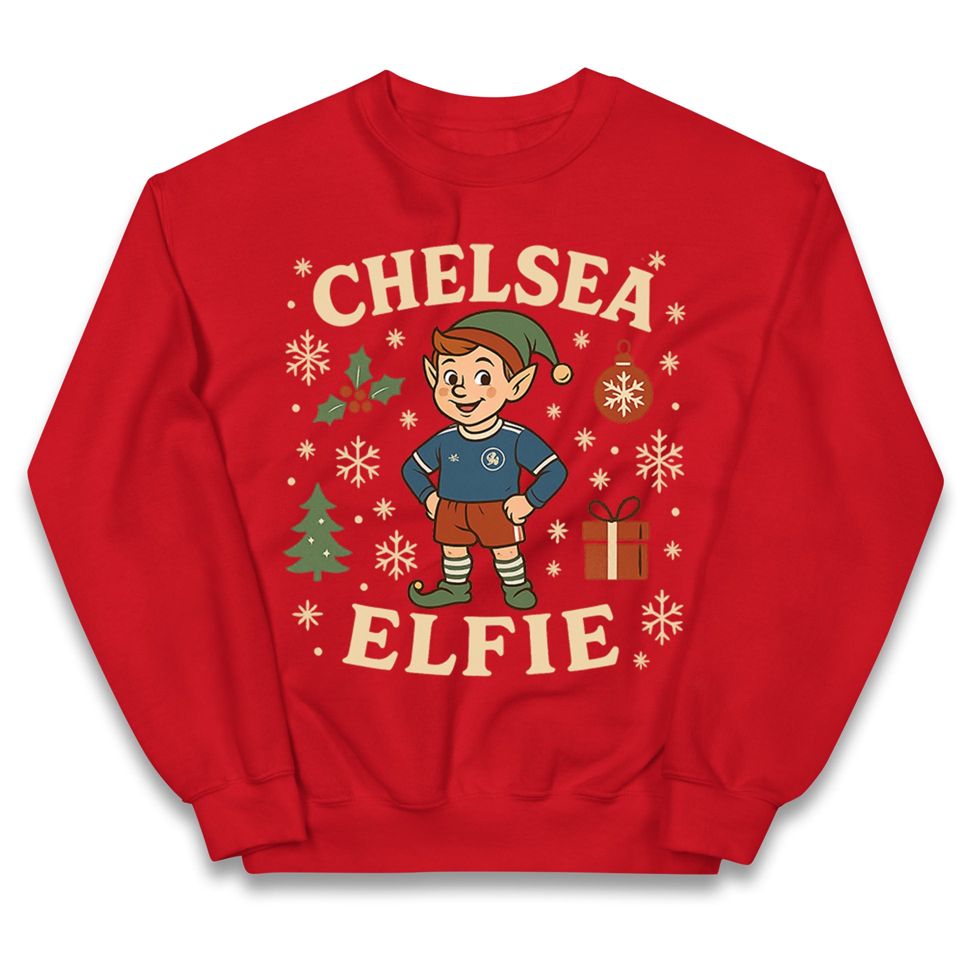 Chelsea FC Christmas Kids Jumper