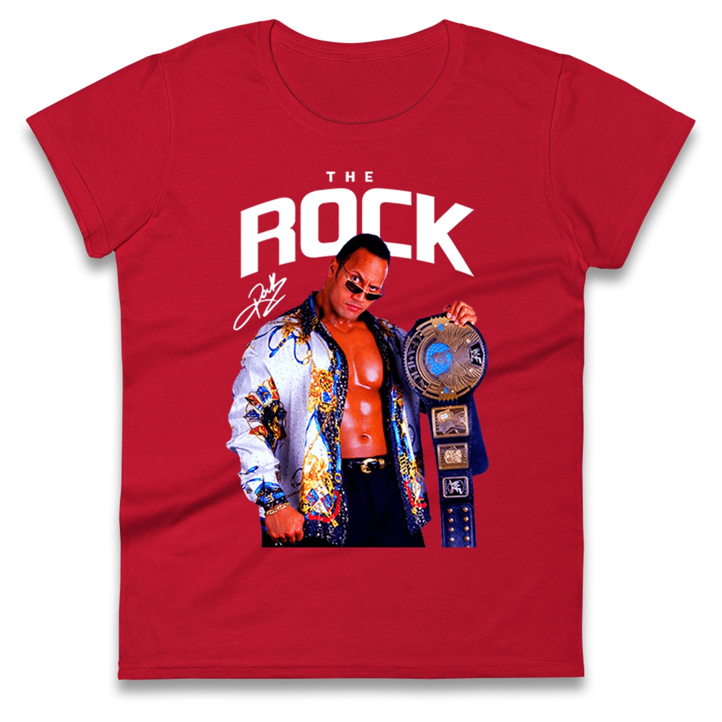 The Rock Dwayne Johnson Ladies T Shirt