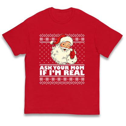 The Real Santa Kids T Shirt