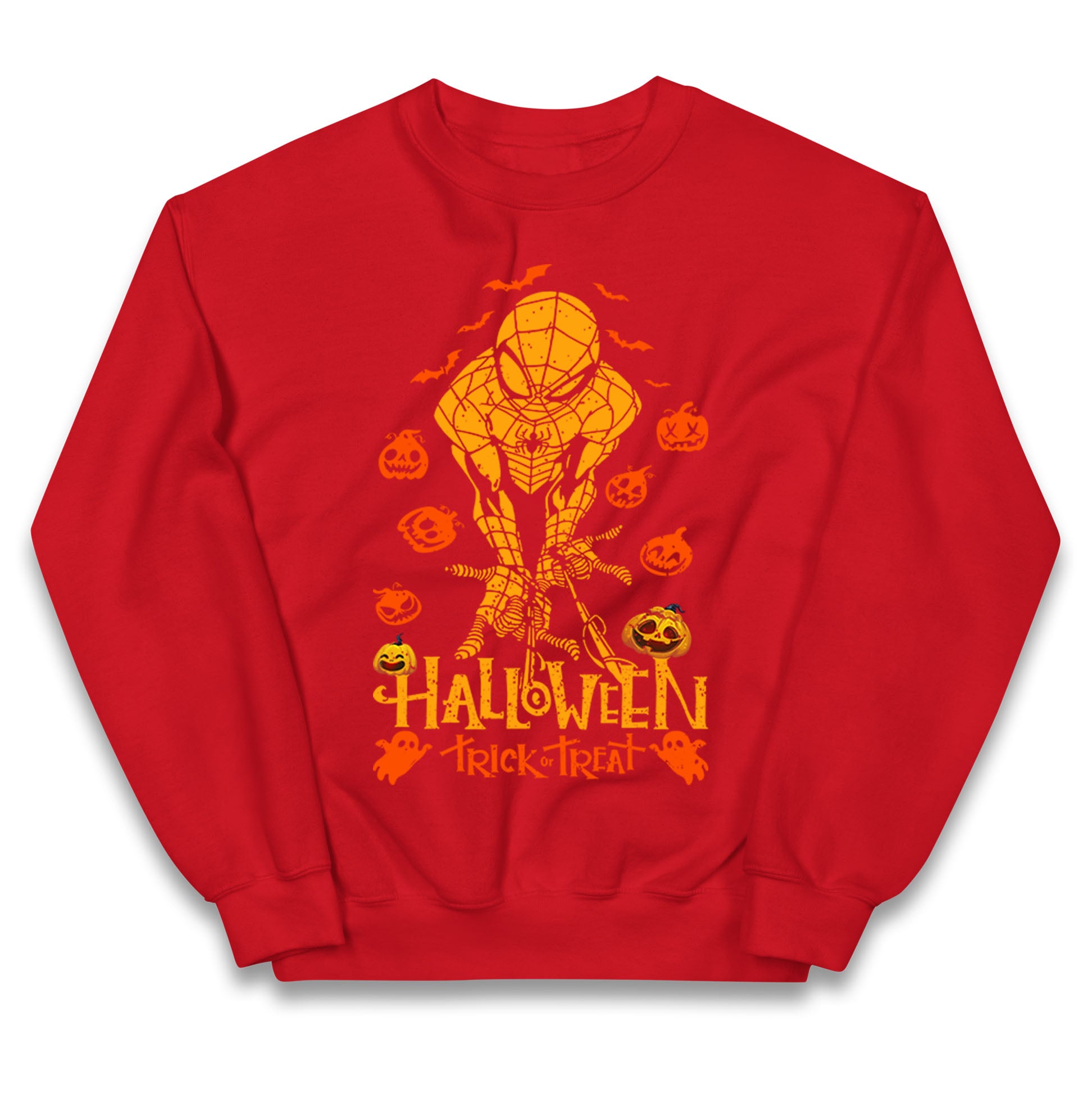 Spiderman Trick Or Treat Halloween Jumper
