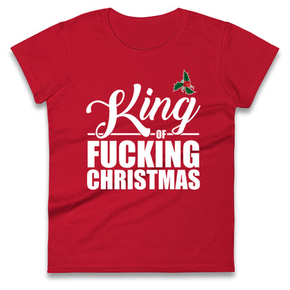 Naughty Christmas Ladies T Shirt