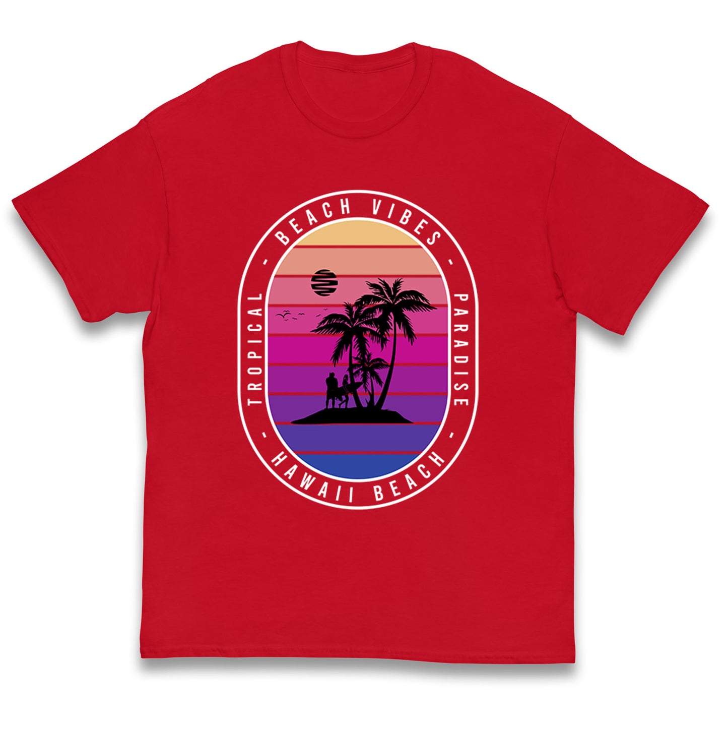 Hawaii Beach Kids T Shirt