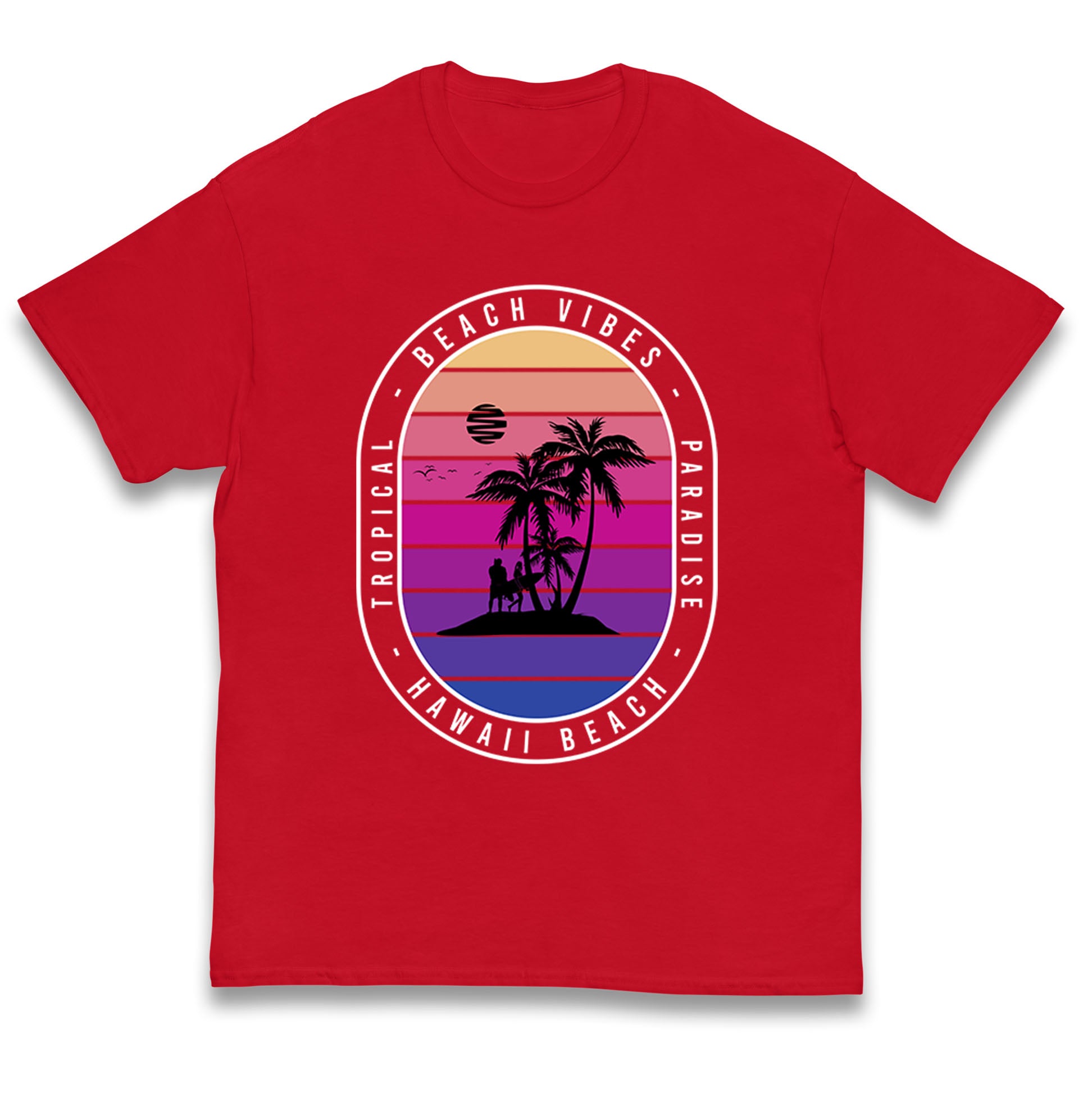 Hawaii Beach Kids T Shirt