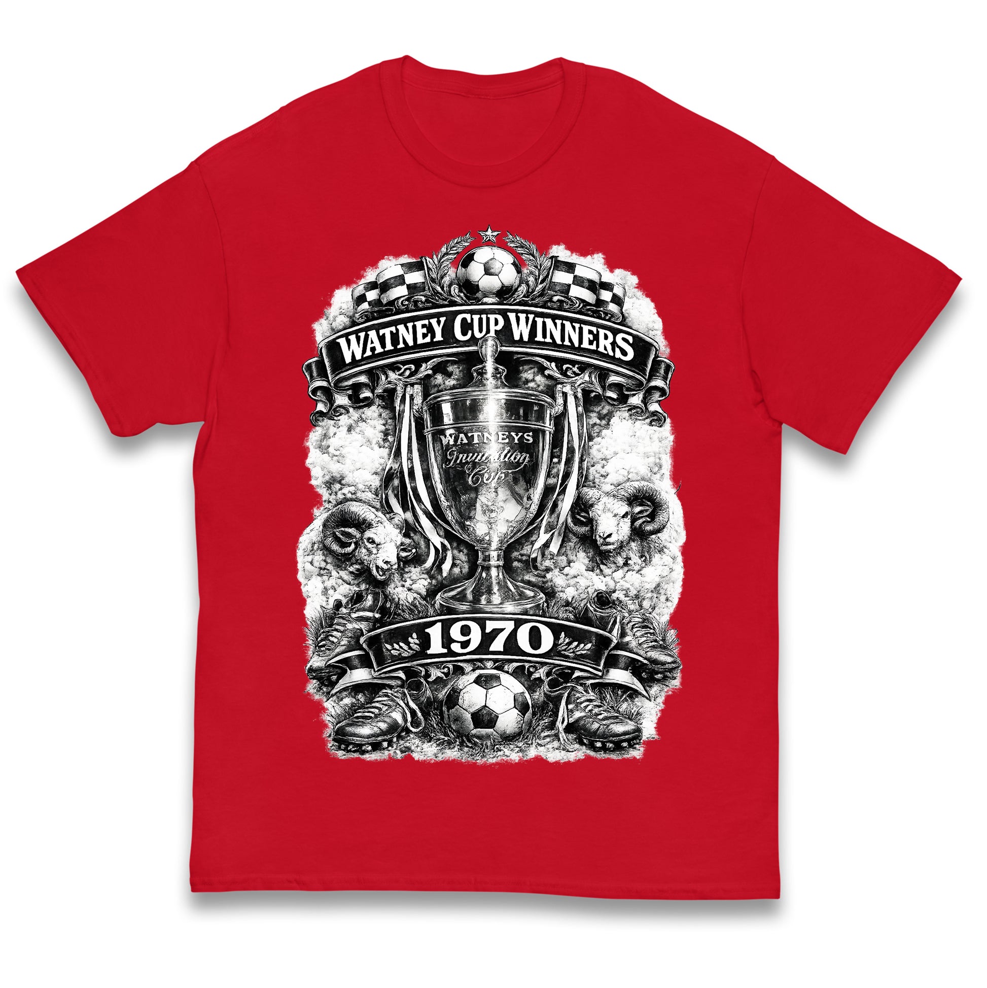 Retro Derby Watney Cup Winners 1970 Kids T Shirt
