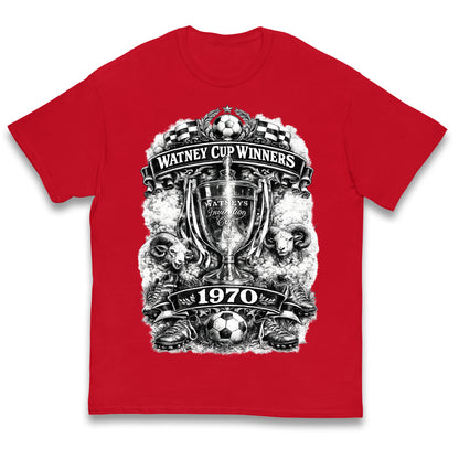 Retro Derby Watney Cup Winners 1970 Kids T Shirt
