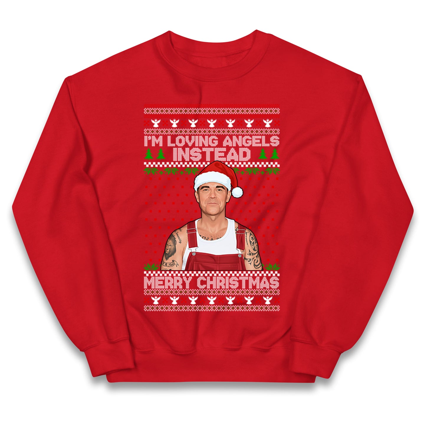 Robbie Williams Christmas Kids Jumper