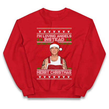 Robbie Williams Christmas Kids Jumper