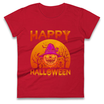 Happy Halloween Pumpkin Witch t shirt
