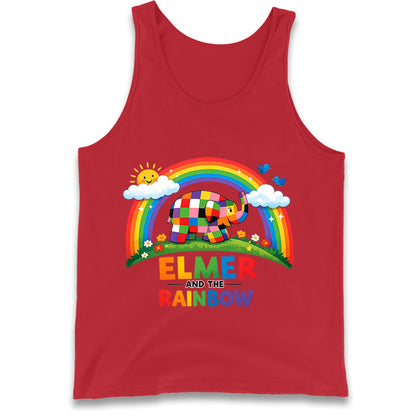 Elmer And The Rainbow Tank Top