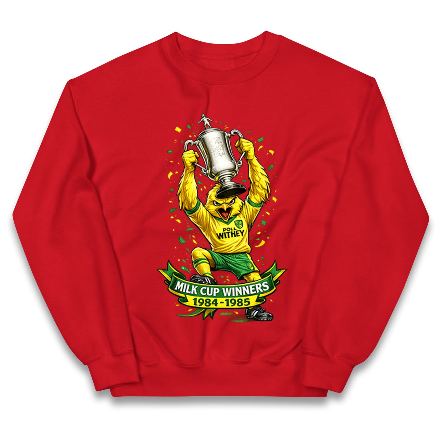 Norwich City Milk Cup Winners Kids Jumper
