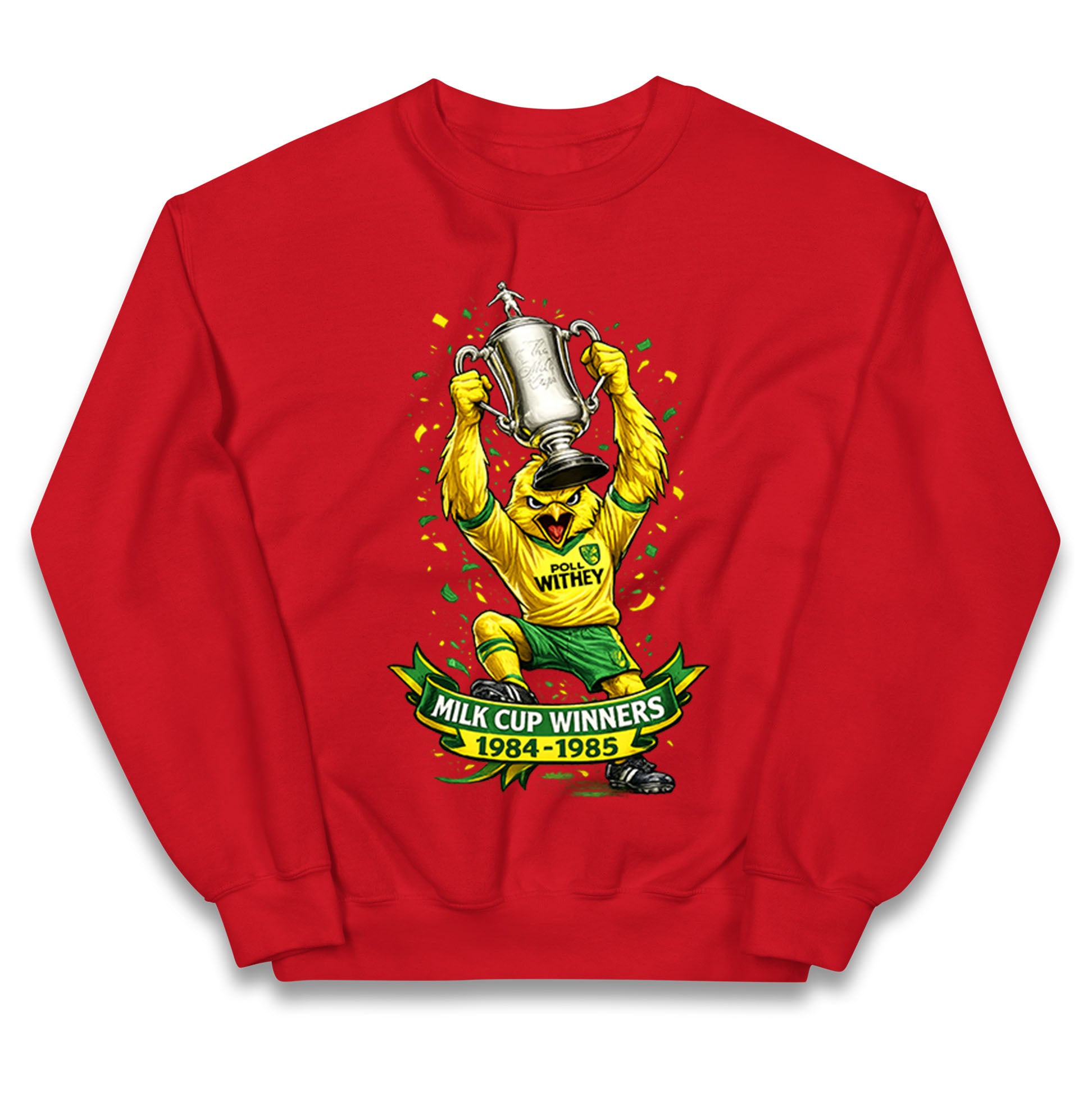 Norwich City Milk Cup Winners Kids Jumper