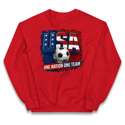 USA Retro World Cup Kids Jumper