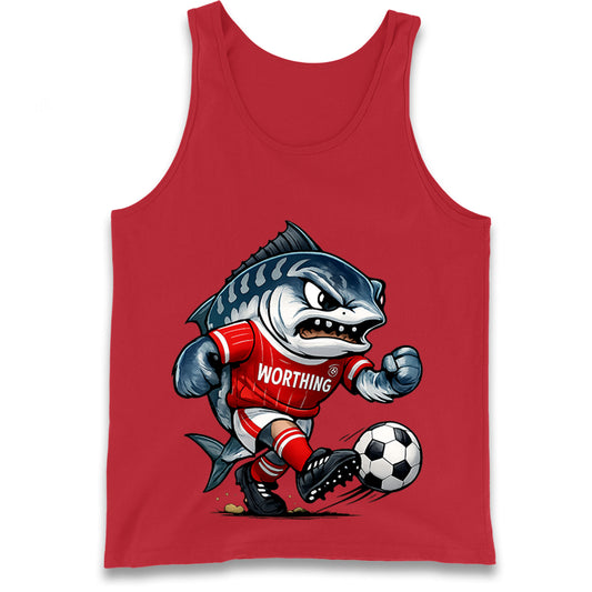 Retro Worthing Football Tank Top

