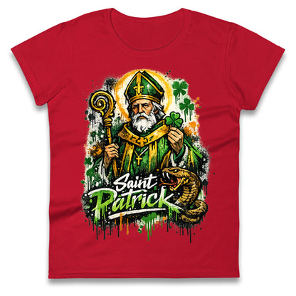 Saint Patrick Ireland Ladies T Shirt