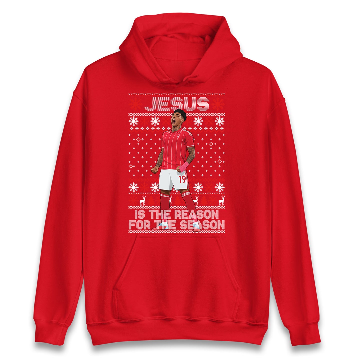 Nottm Forest FC Christmas Hoodie