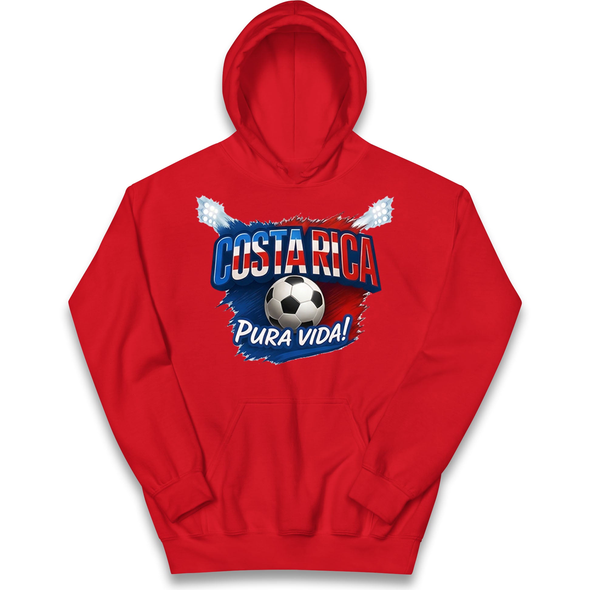 Costa Rica Retro World Cup Kids Hoodie