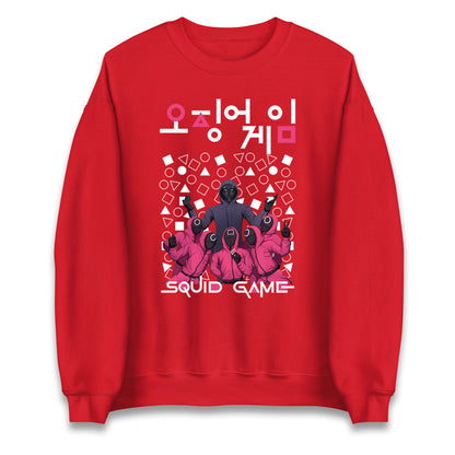 Squid Game Front Man And Guards Sweatshirt