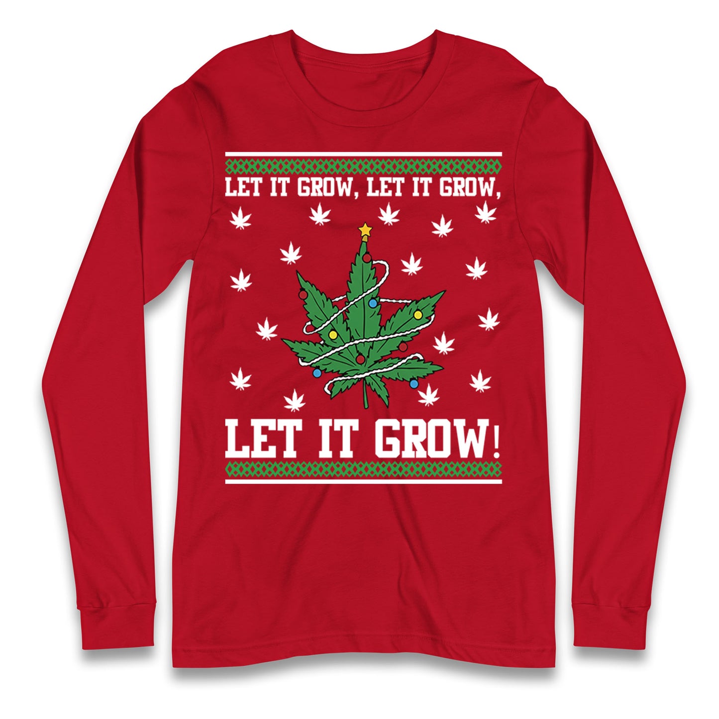 Cannabis Christmas Longsleeve T Shirt