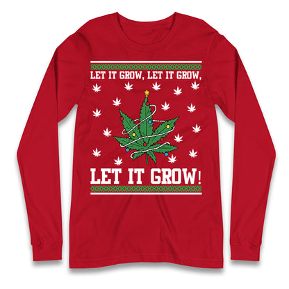 Cannabis Christmas Longsleeve T Shirt