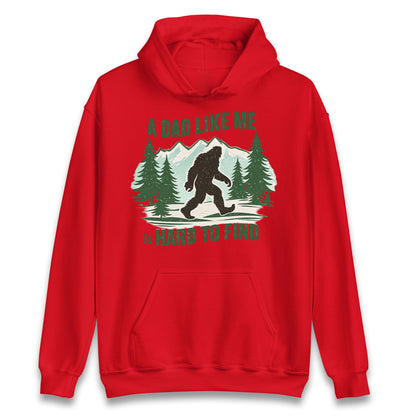 Retro Funny Bigfoot Dad Hoodie