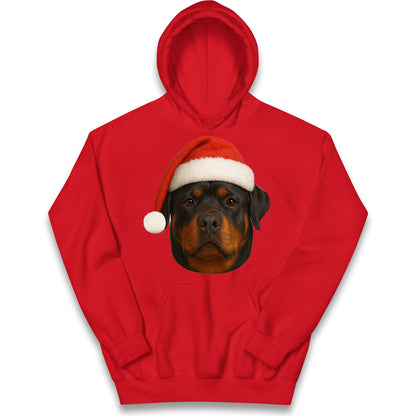Rottweiler Christmas Kids Hoodie