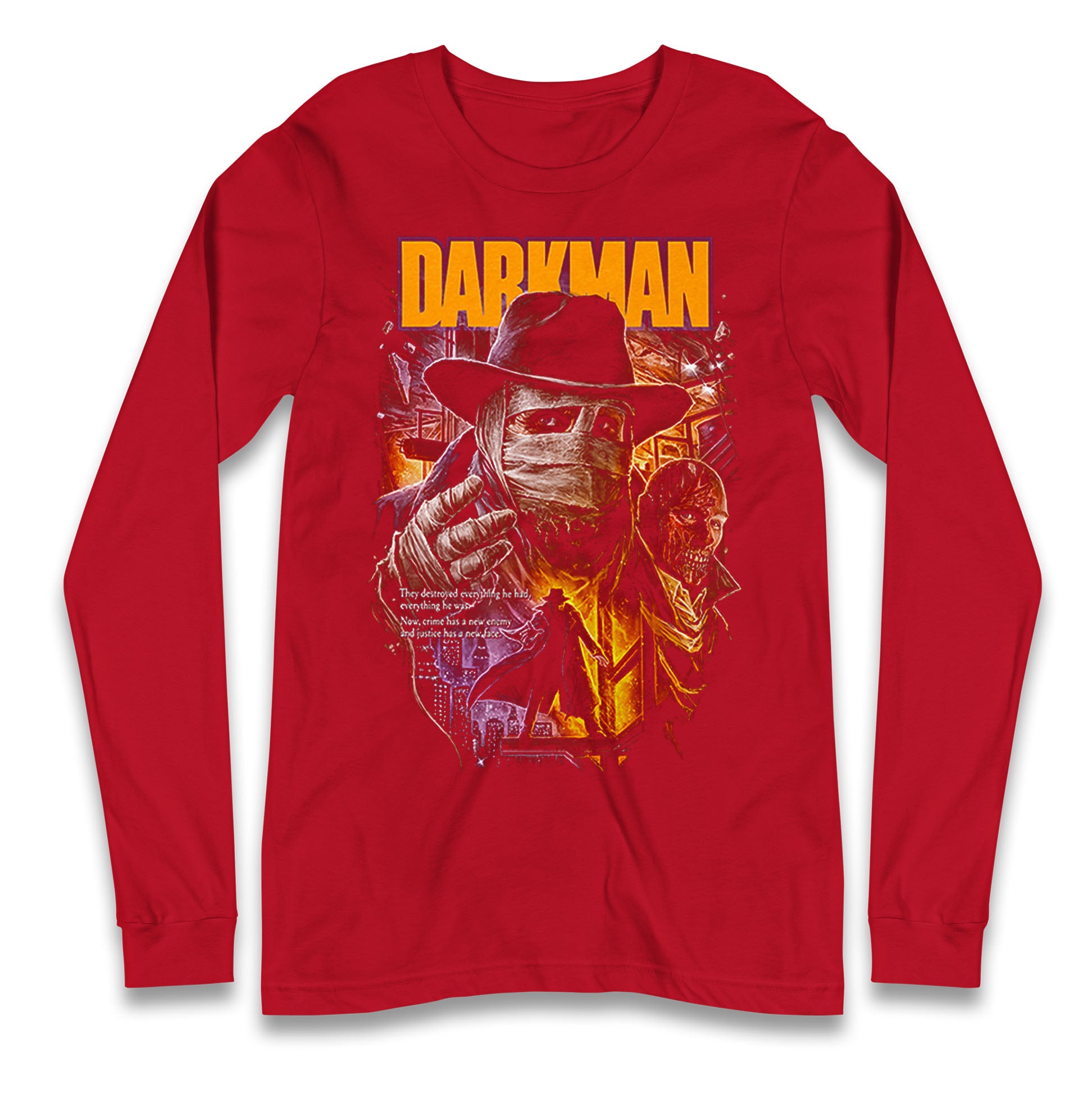 Darkman Face Longsleeve T Shirt