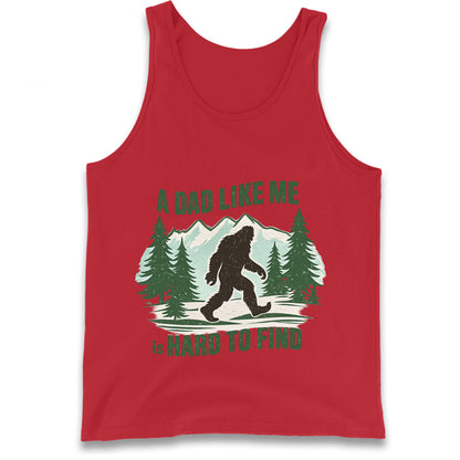 Retro Funny Bigfoot Dad Tank Top