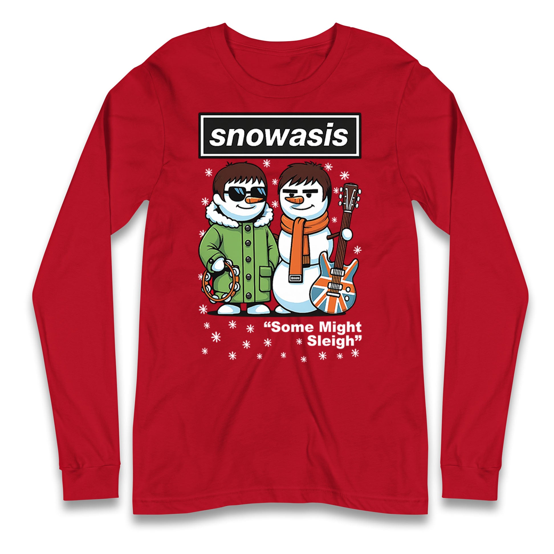 Snowasis Might Sleigh Music Band  Longsleeve T Shirt 
