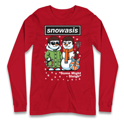 Snowasis Might Sleigh Music Band  Longsleeve T Shirt 