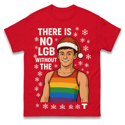 There is No LGB without The T Tom Daley Christmas T Shirt