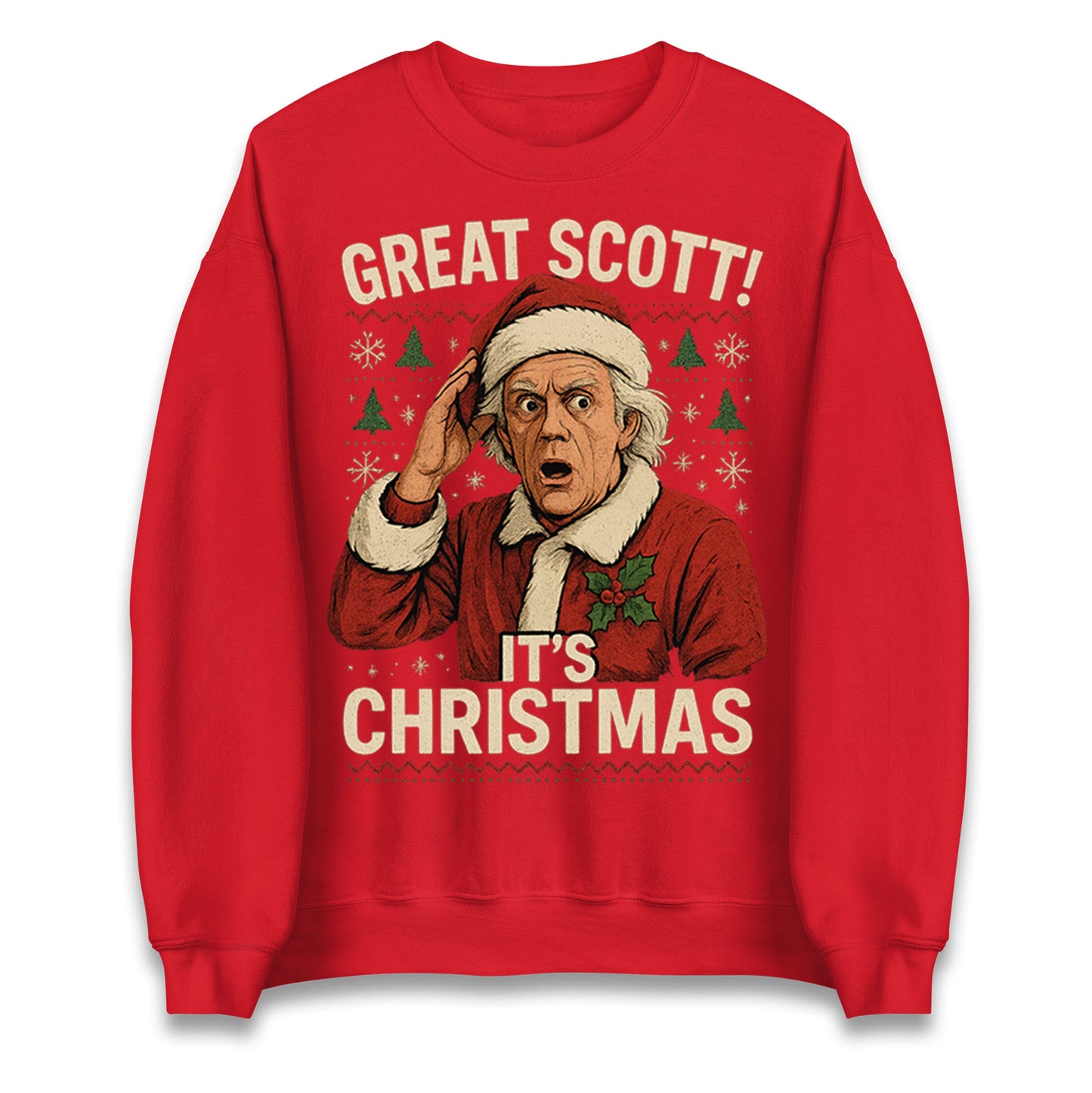 Back to the Future Doc Brown Jumper