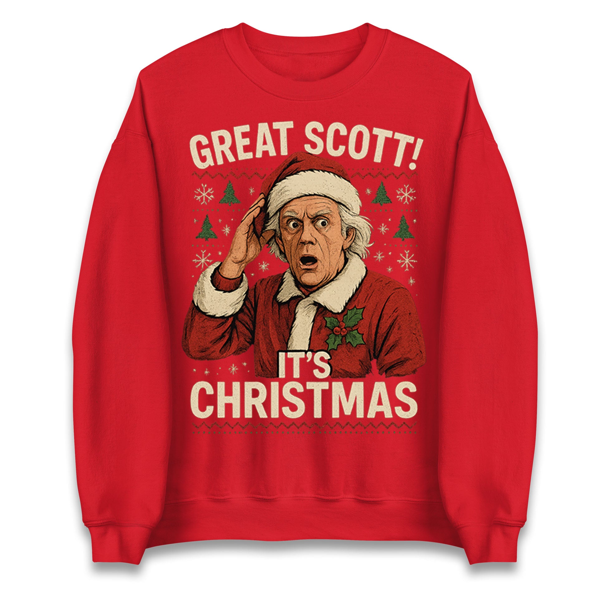 Back to the Future Doc Brown Jumper