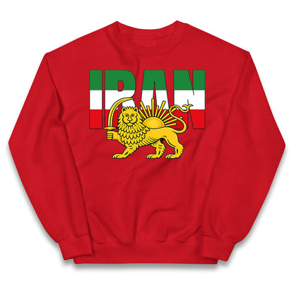 Iran Flag Kids Jumper