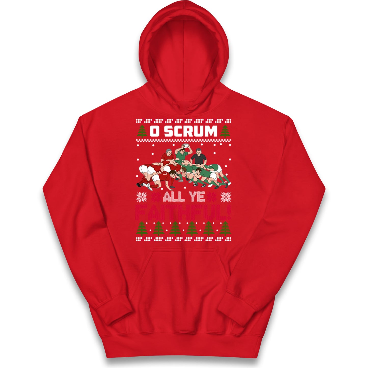 O Come All ye Faithfull Kids Hoodie 