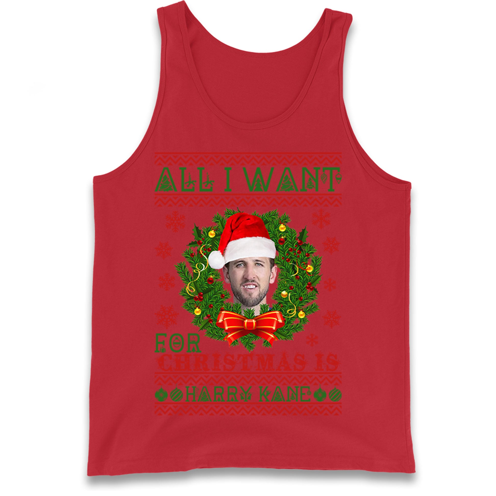 harry kane christmas tank top