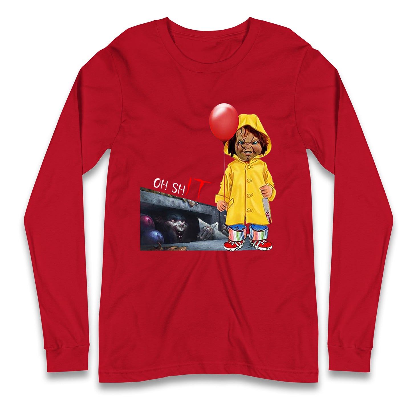 Chucky Doll Horror Halloween Long Sleeve T Shirt