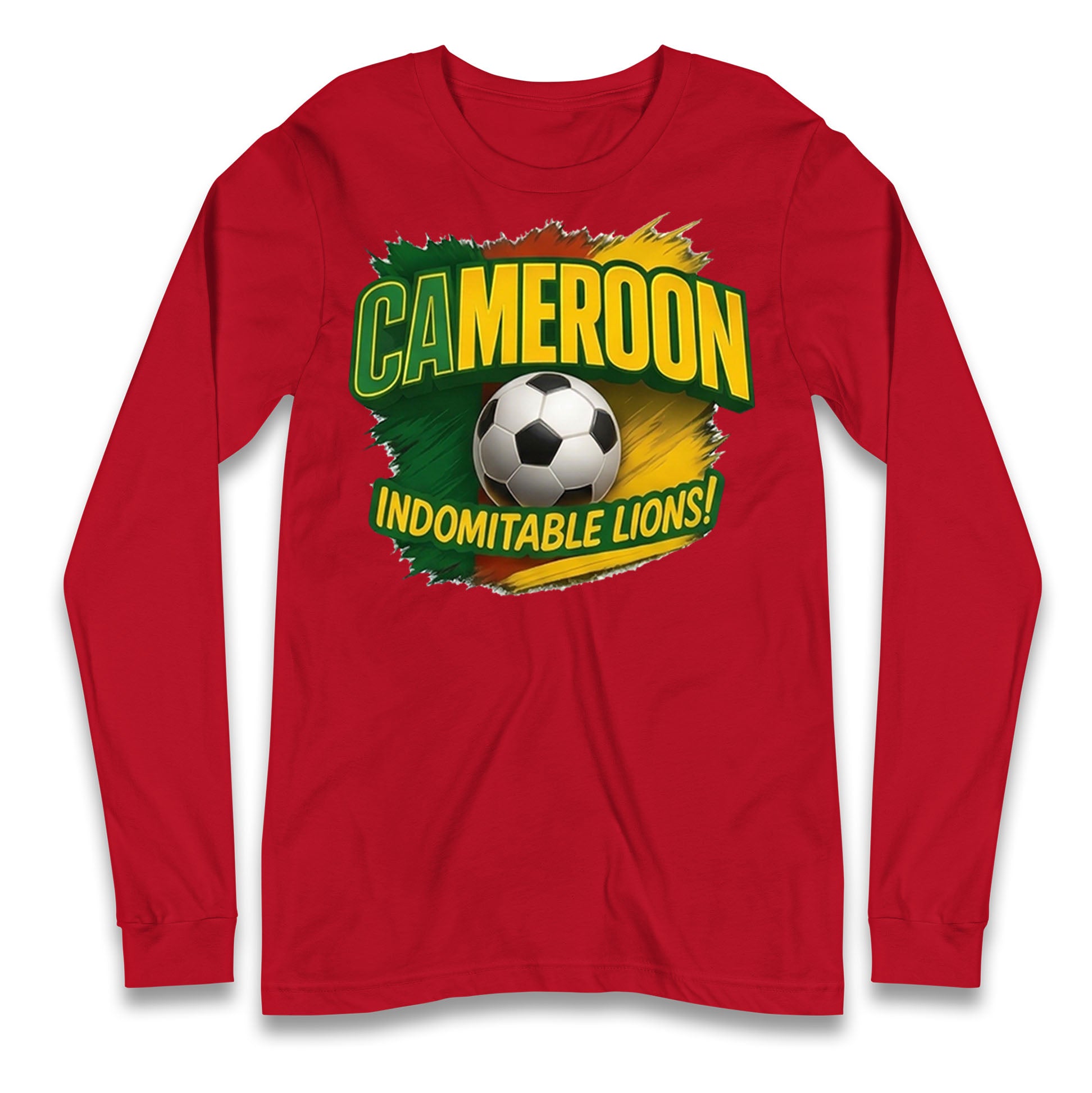 Cameroon Retro World Cup Longsleeve T Shirt 