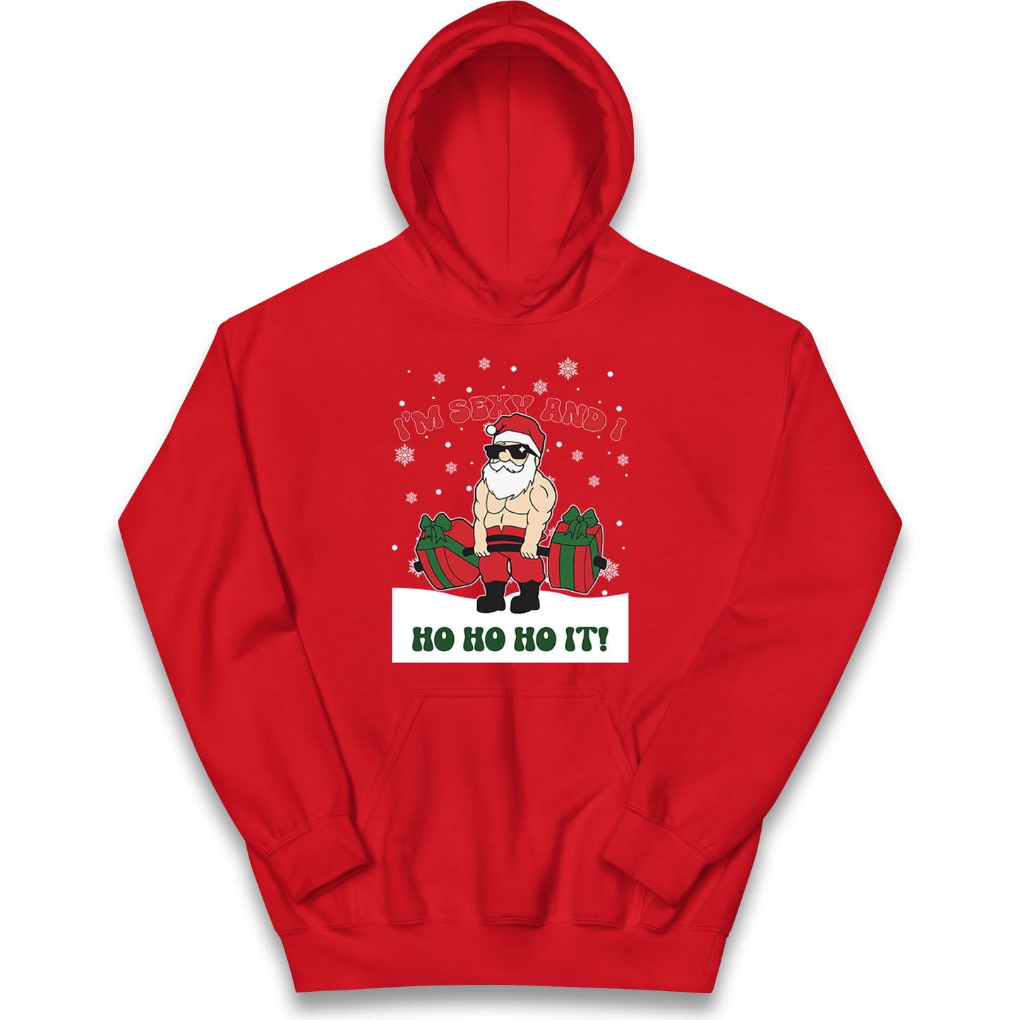 Santa Claus Ho Ho Ho Kids Hoodie