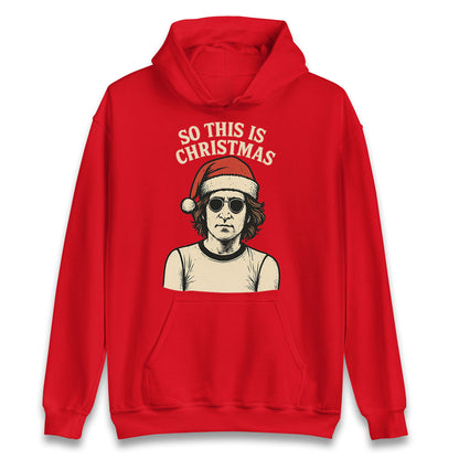 Christmas John Lennon Christmas Hoodie