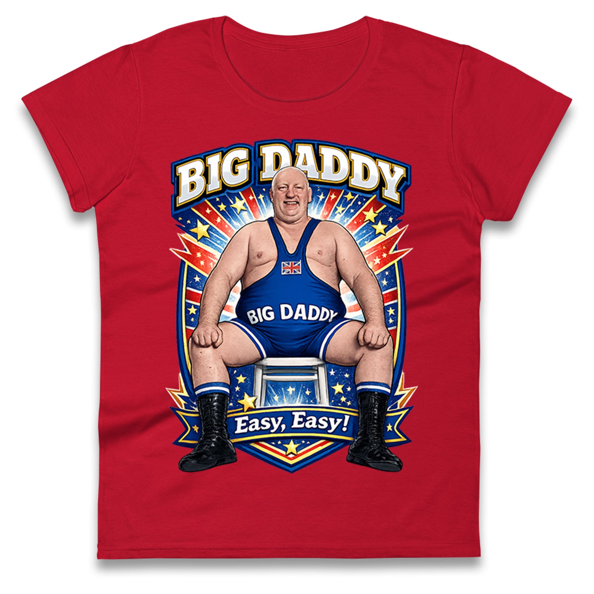 Big Daddy UK Wrestling Ladies T Shirt