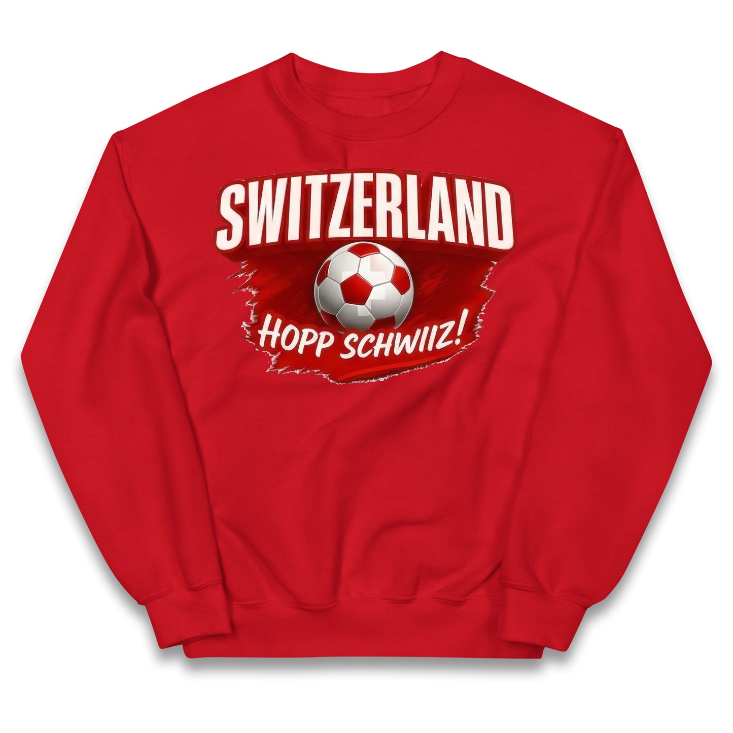 Switzerland Hopp Schwiiz! Kids Jumper
