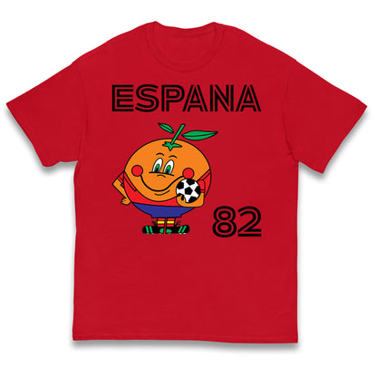 Spain 82 World Cup Kids T Shirt