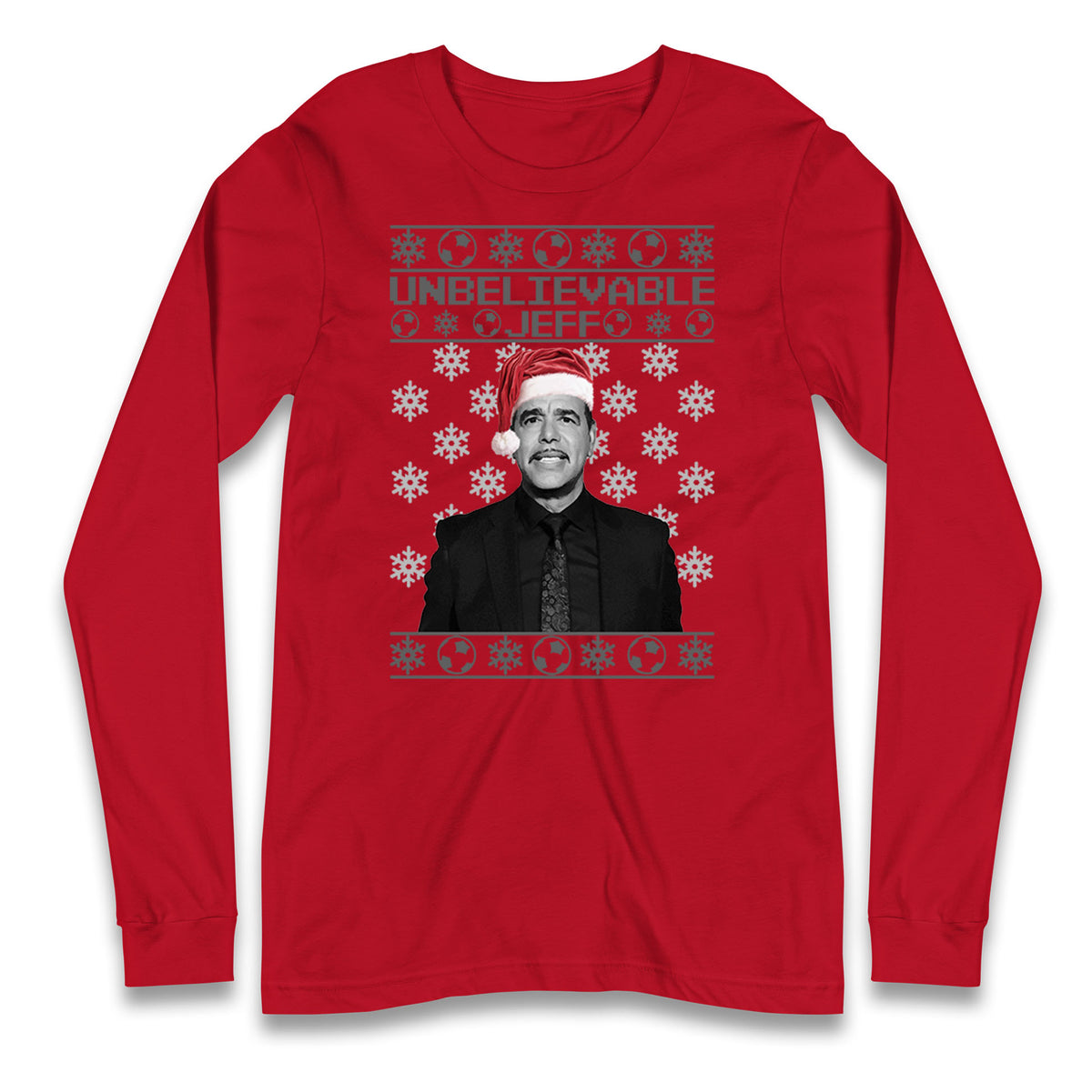 chris kamara christmas long sleeve t shirt