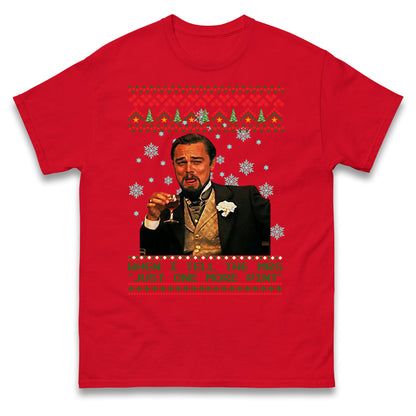 leonardo dicaprio christmas t shirt